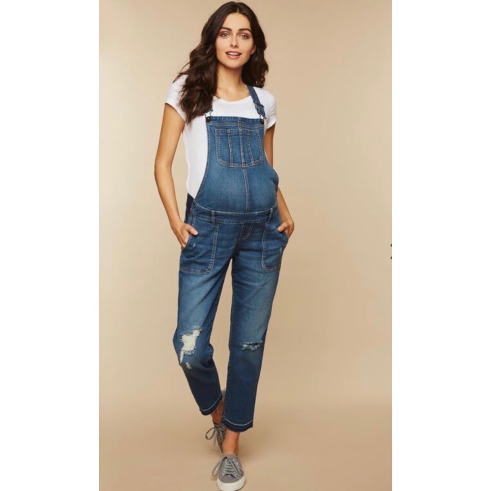 Indigo Blue Maternity Overalls